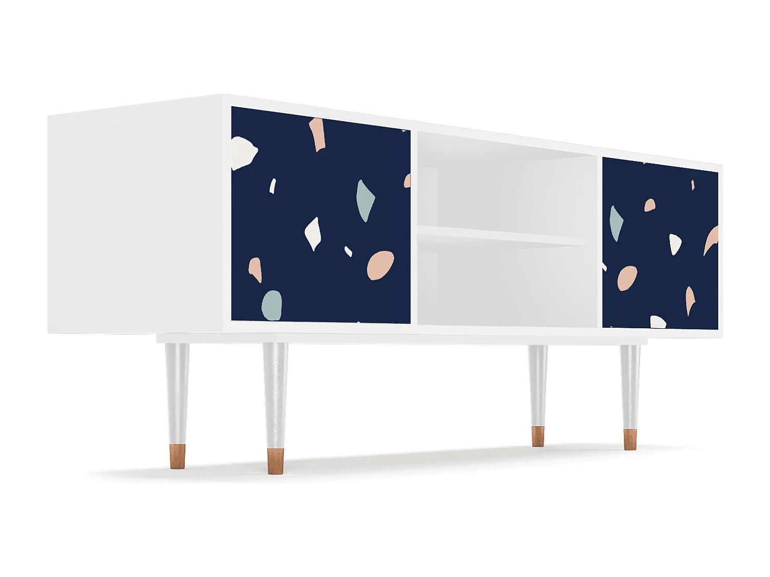 TV-meubel - 170х69х48 cm - T2 - Space Satellites, Wit