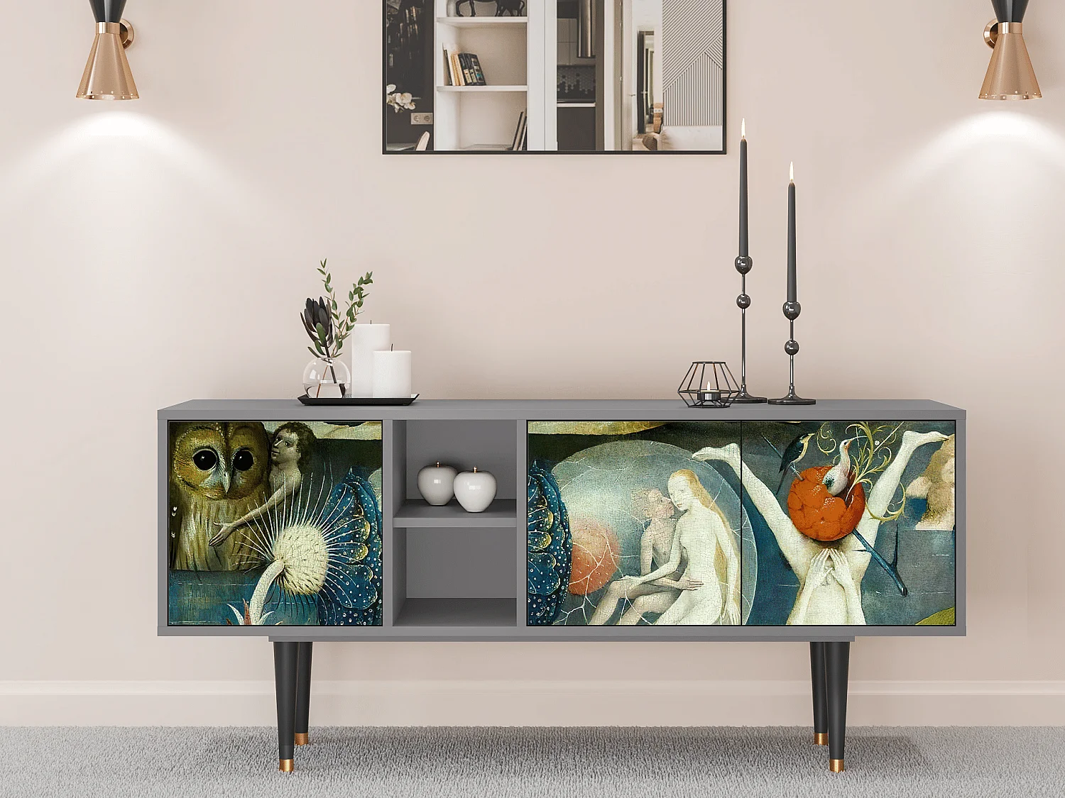 TV-meubel - 150х69х41 cm - T5 - The Garden Of by Bosch, Grijs