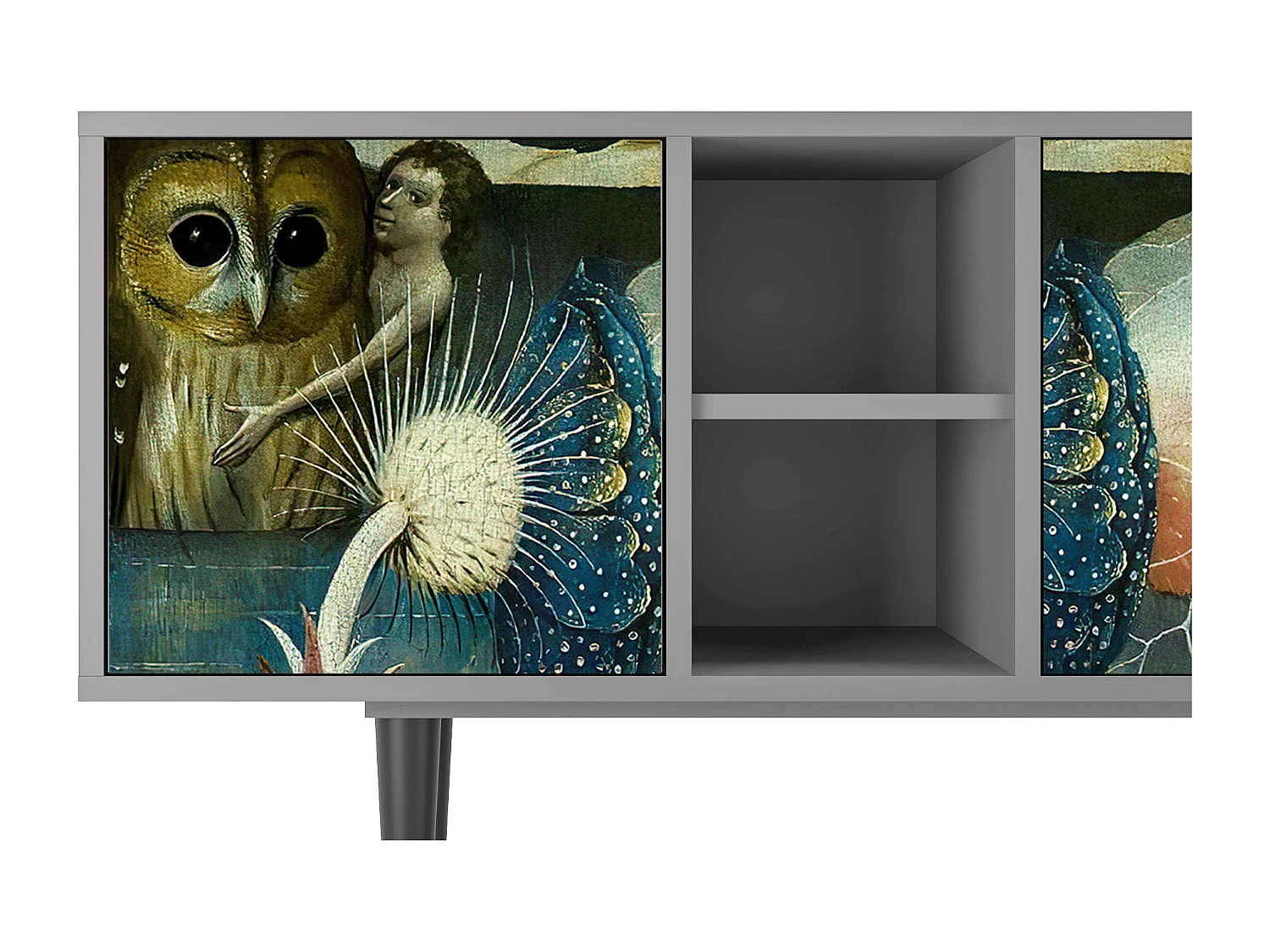 Mueble de TV - 150х69х41 cm - T5 - The Garden Of by Bosch, Gris