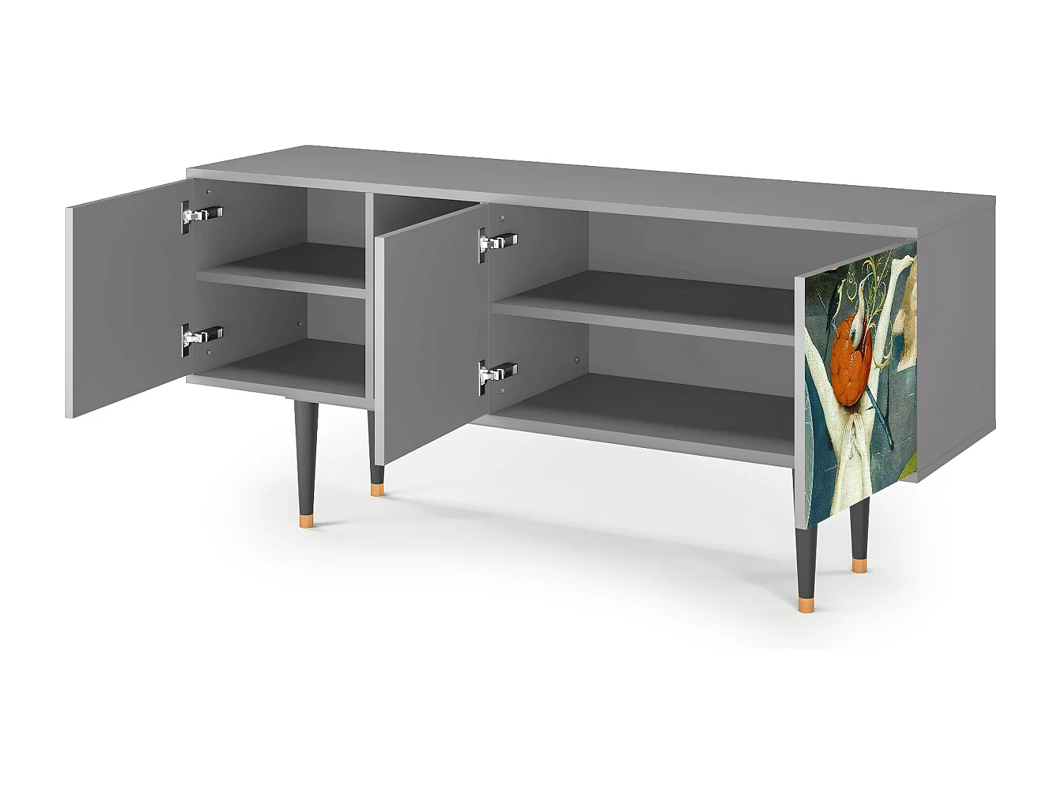 Mueble de TV - 150х69х41 cm - T5 - The Garden Of by Bosch, Gris