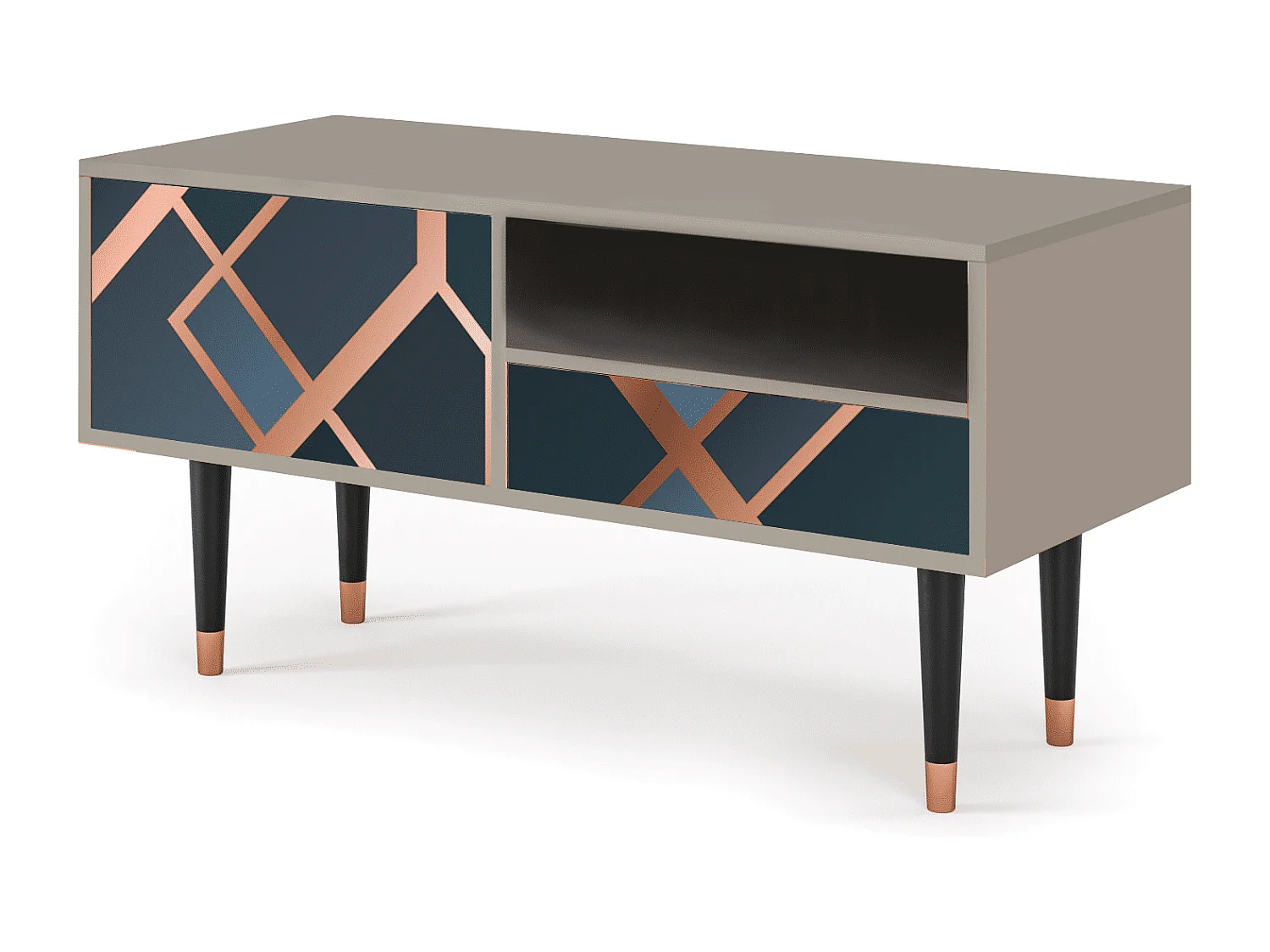 TV-Möbel - 115х59х48 cm - T3 - Ashy 1920', Sand