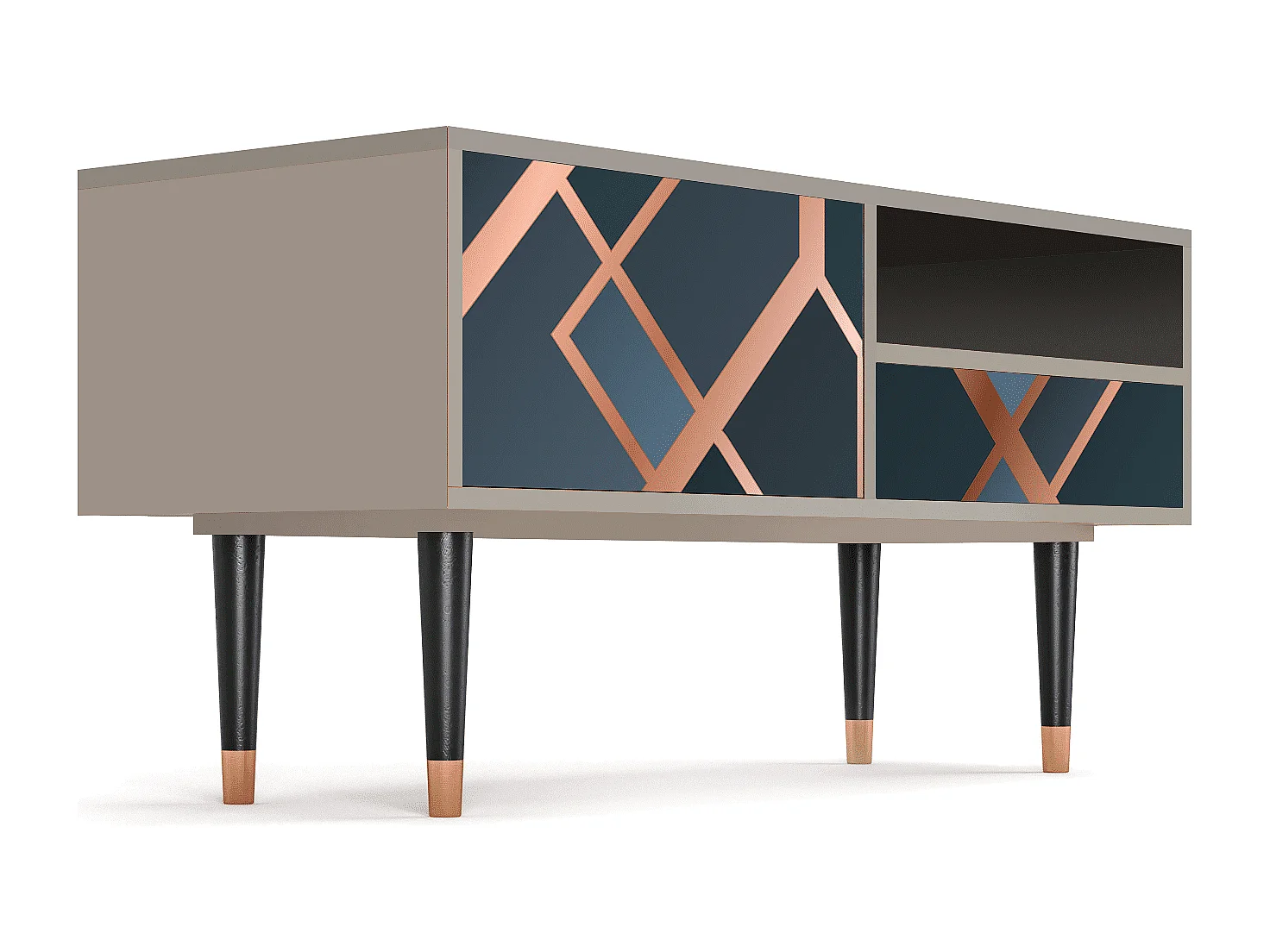 TV-Möbel - 115х59х48 cm - T3 - Ashy 1920', Sand