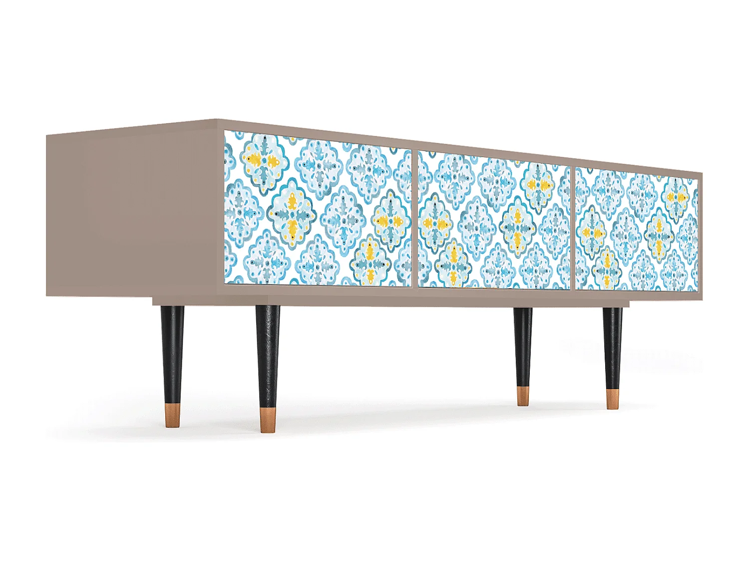 Mueble de TV - 170х59х48 cm - T4 - Portugese tiles, Latte