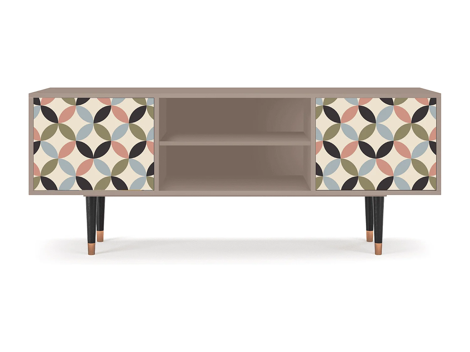 Meuble TV - 170х69х48 cm - T2 - Butterfly Effect, Latte