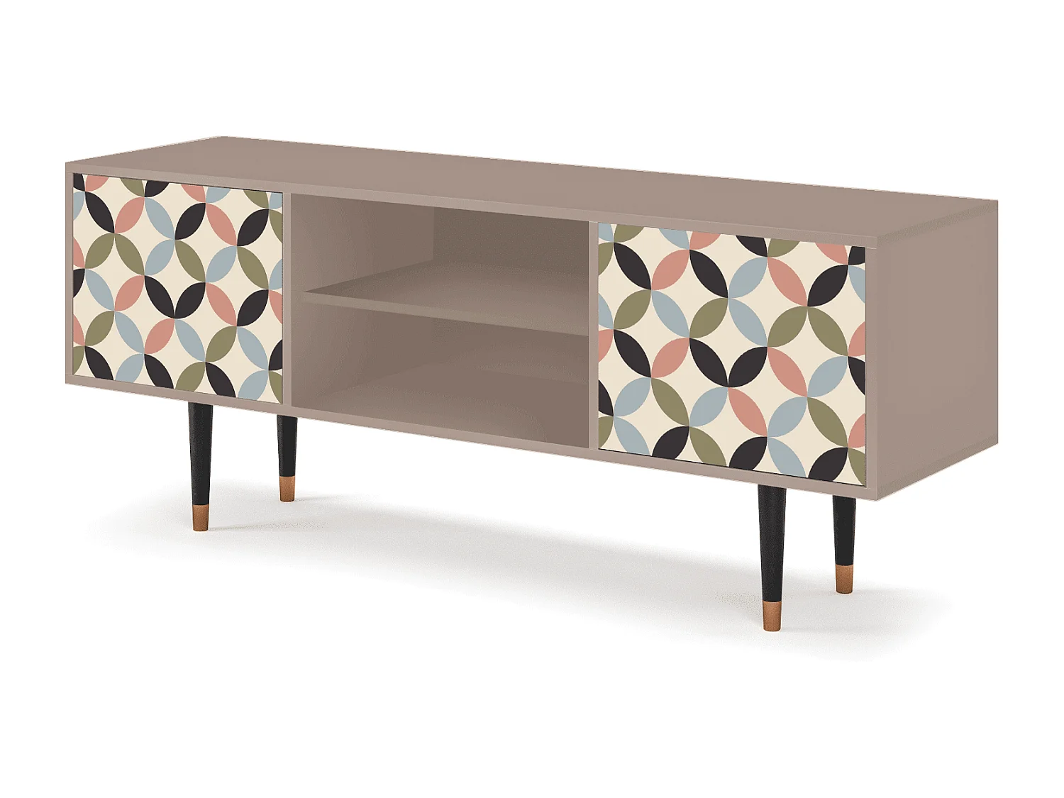 Meuble TV - 170х69х48 cm - T2 - Butterfly Effect, Latte