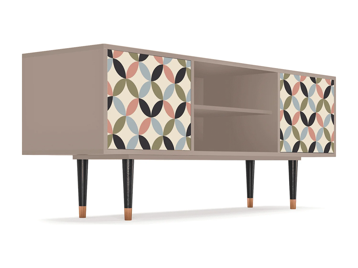 Meuble TV - 170х69х48 cm - T2 - Butterfly Effect, Latte