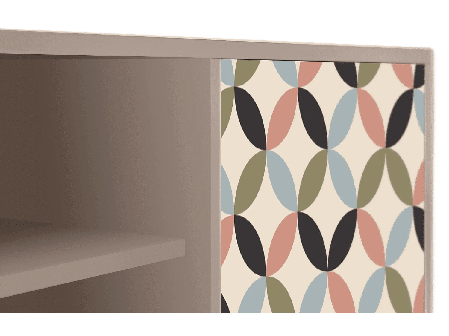 Meuble TV - 170х69х48 cm - T2 - Butterfly Effect, Latte