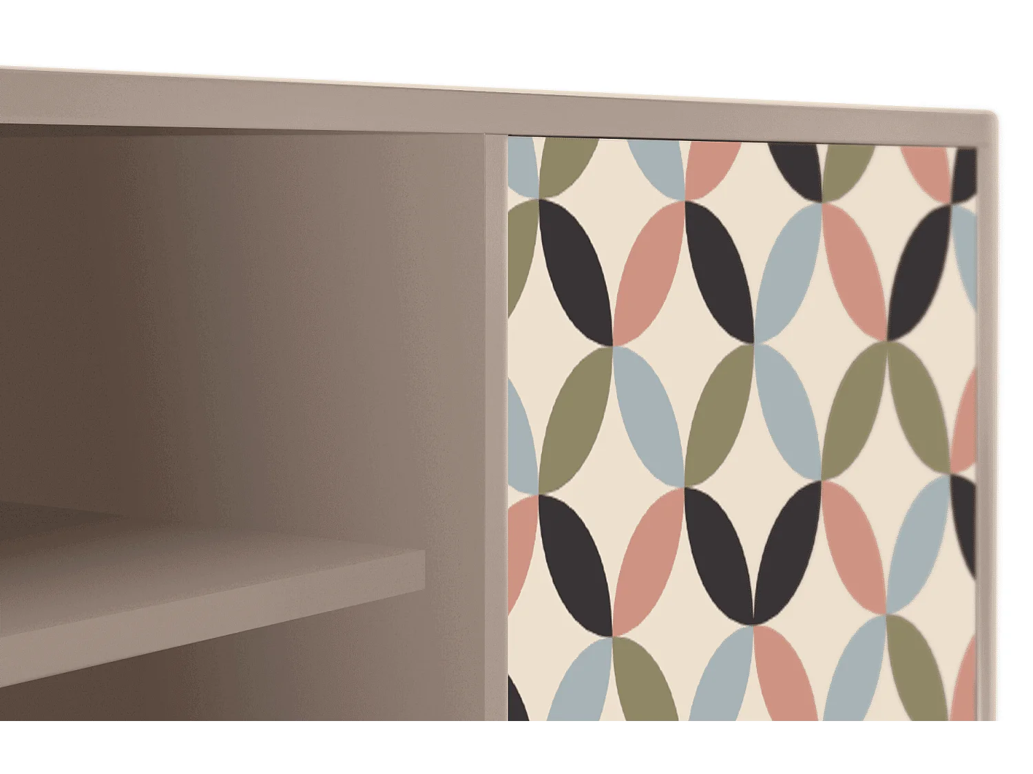 Mobile TV - 170х69х48 cm - T2 - Butterfly Effect, Latte