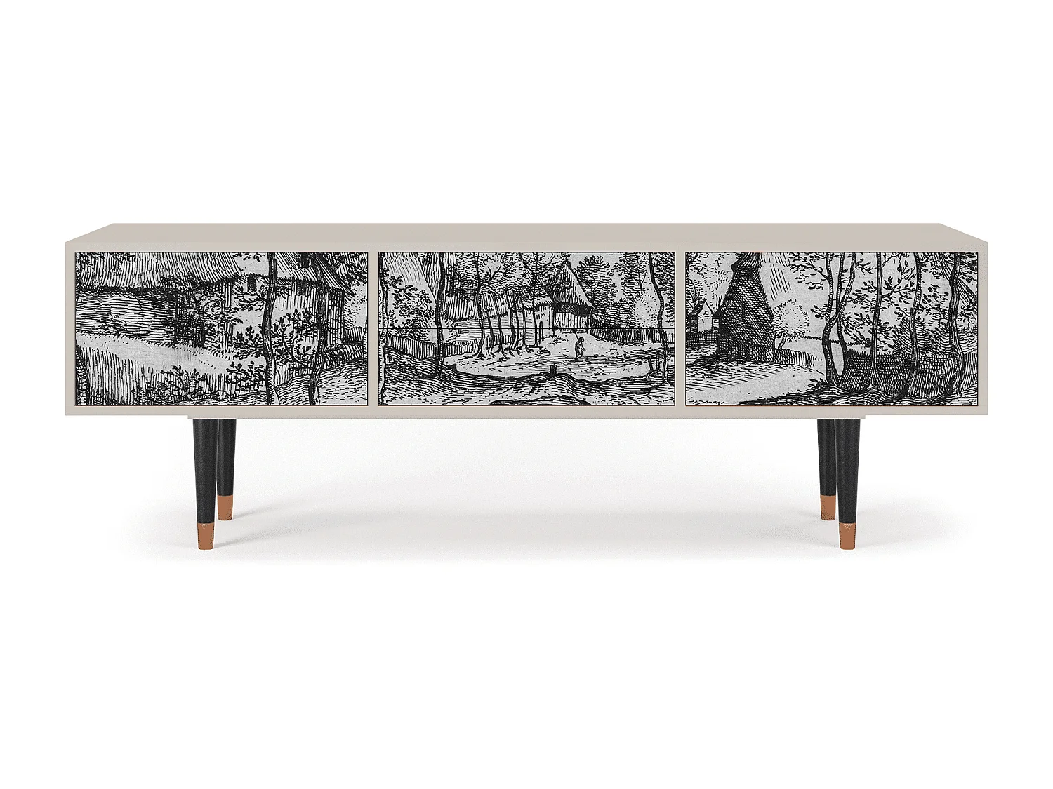 Mueble de TV - 170х59х48 cm - T4 - Village Road, Arena