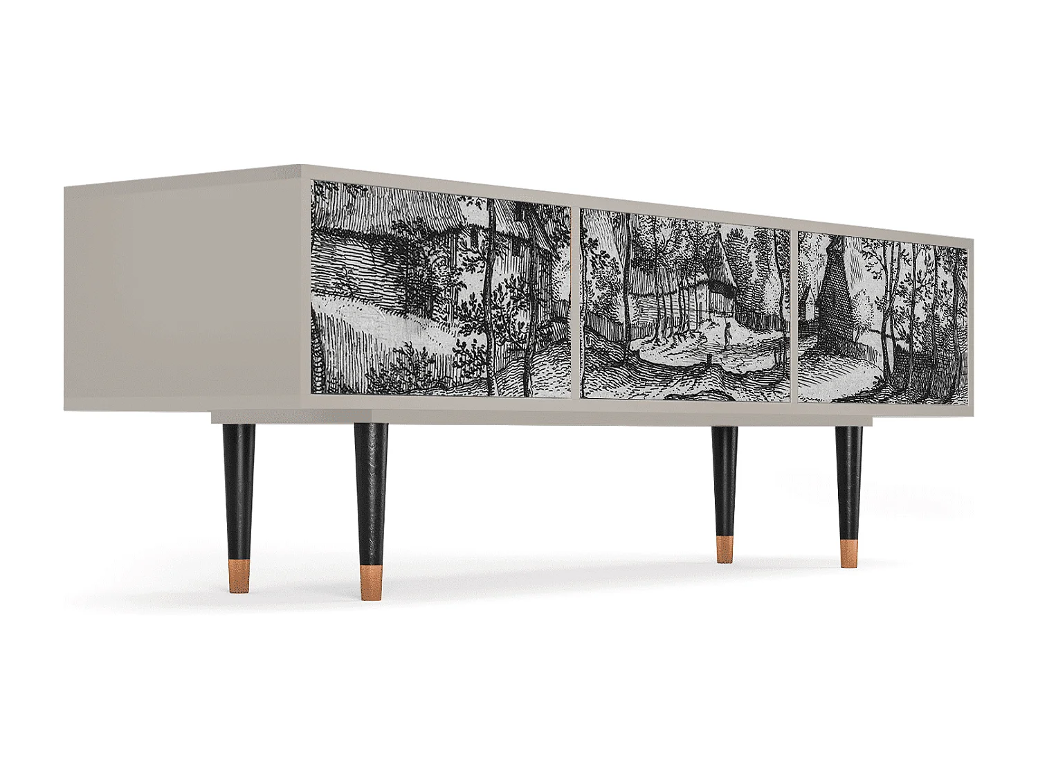 Mueble de TV - 170х59х48 cm - T4 - Village Road, Arena