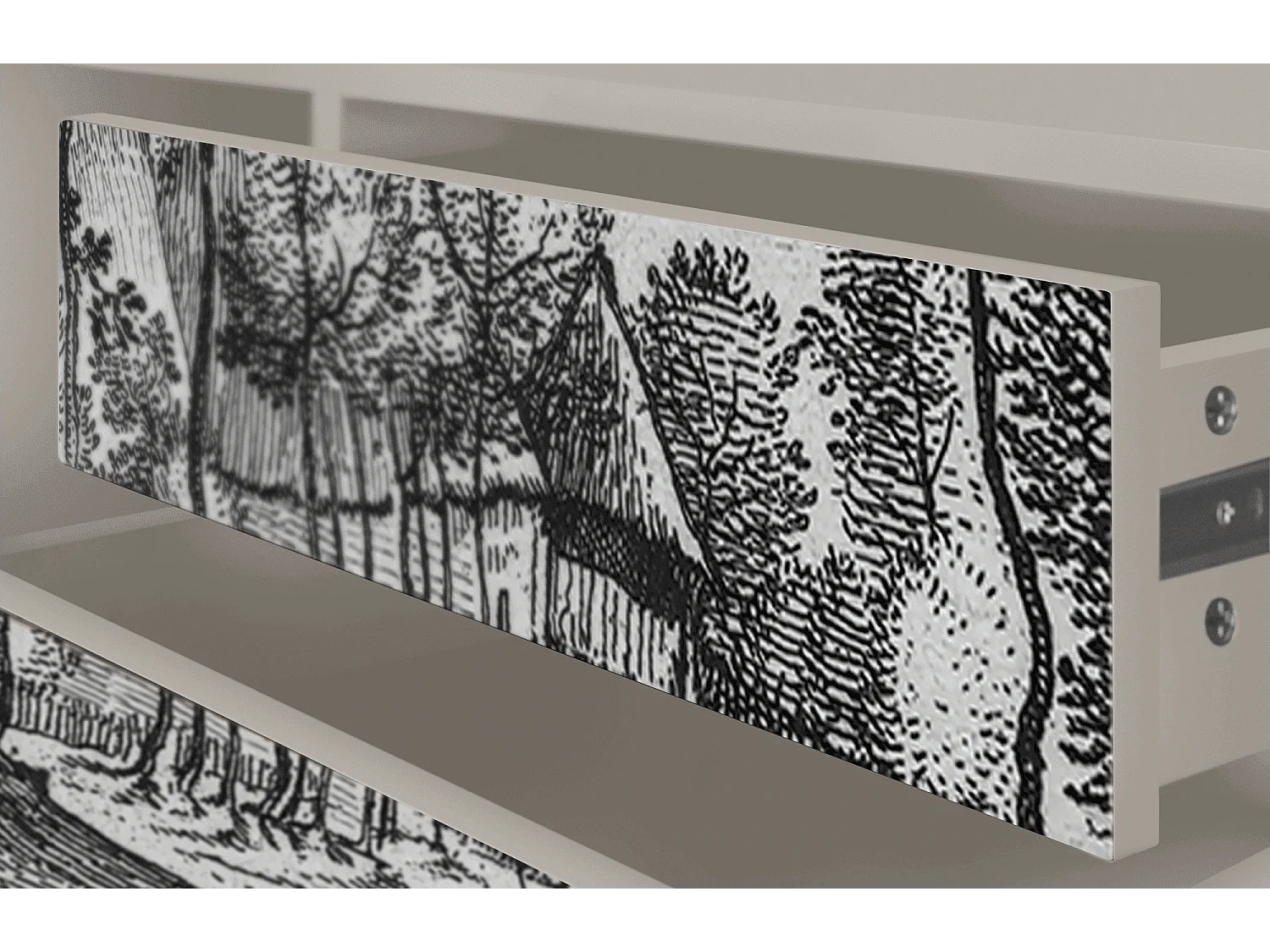 Mueble de TV - 170х59х48 cm - T4 - Village Road, Arena