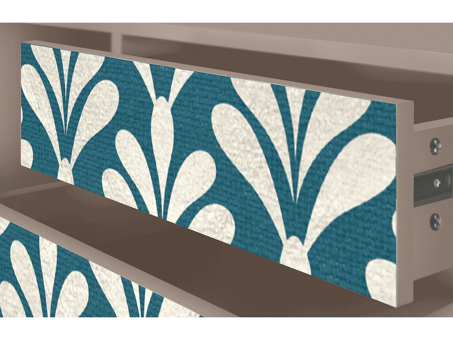 Mobile TV - 170х59х48 cm - T4 - Milky Tears, Latte