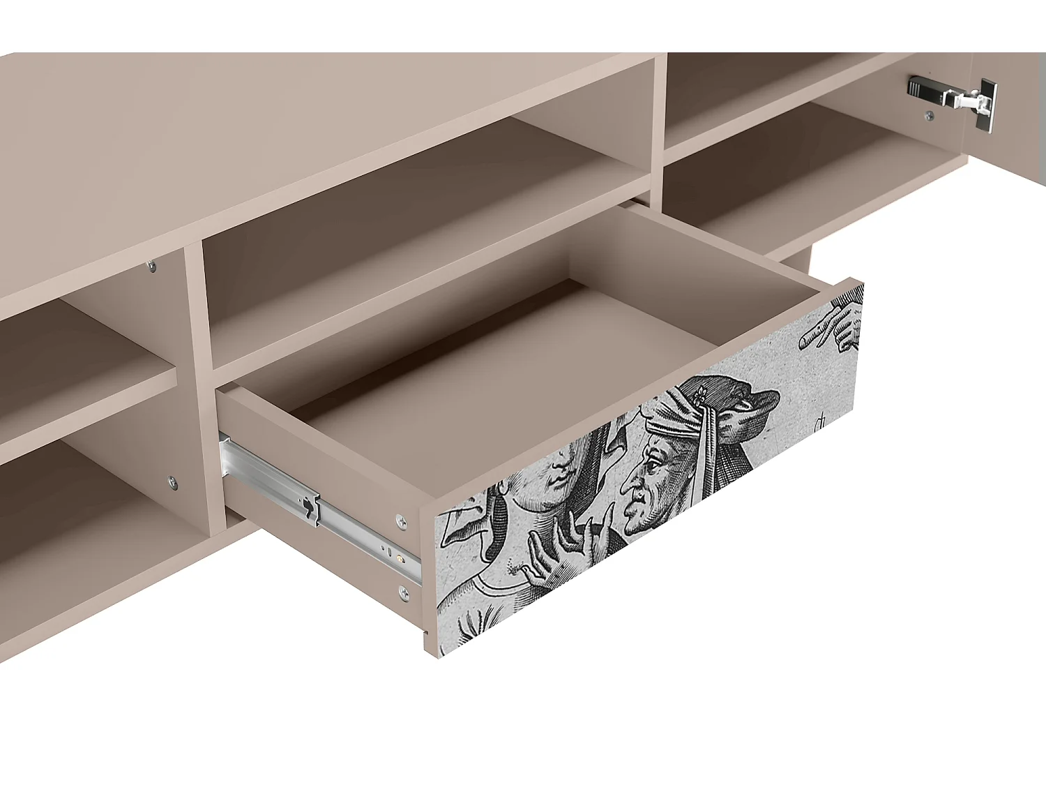 Meuble TV - 170х59х41 cm - T6 - Blau Schuyte, Latte