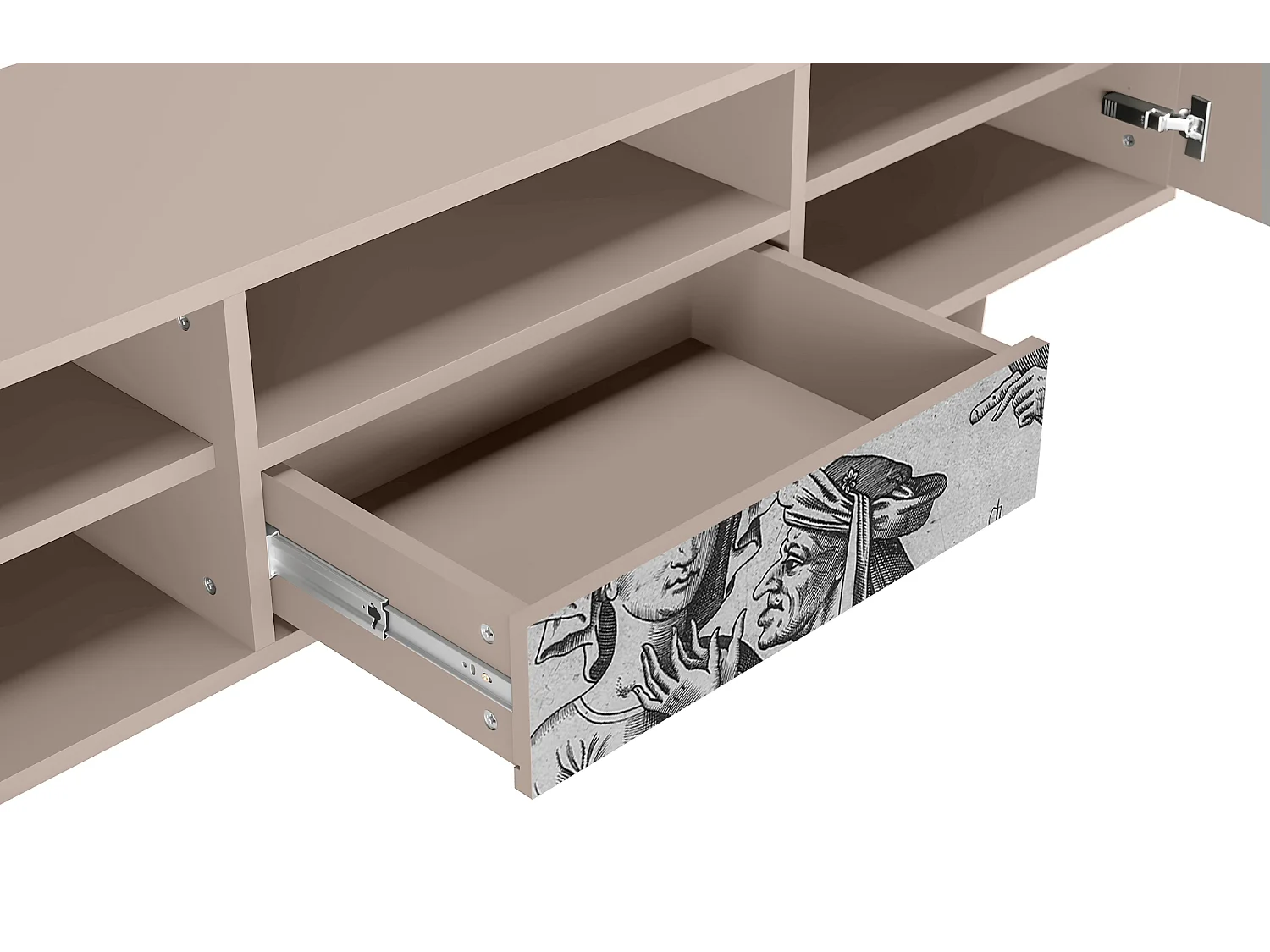 Meuble TV - 170х59х41 cm - T6 - Blau Schuyte, Latte