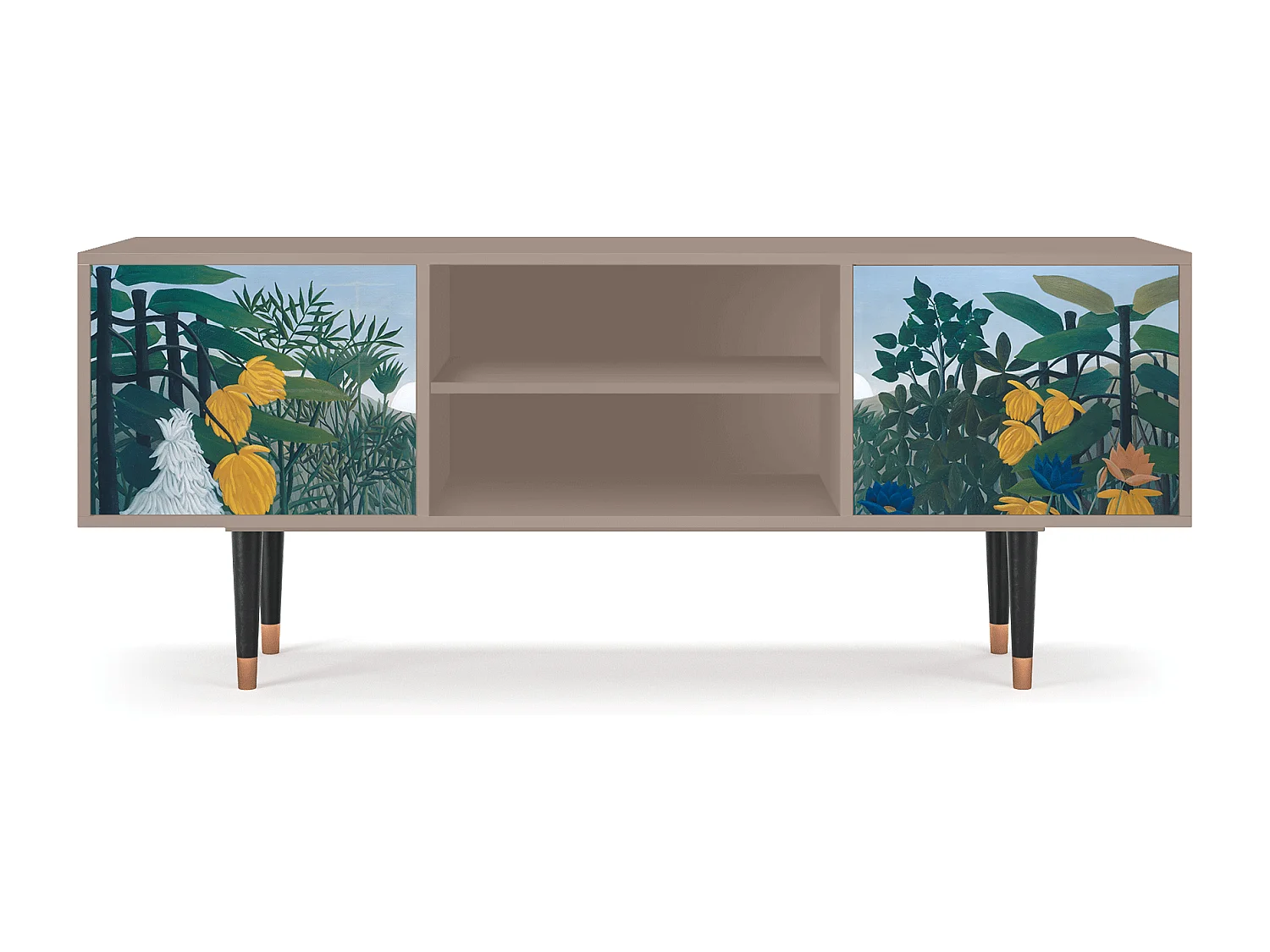 Mobile TV - 170х69х48 cm - T2 - The Repast of the Lion, Latte