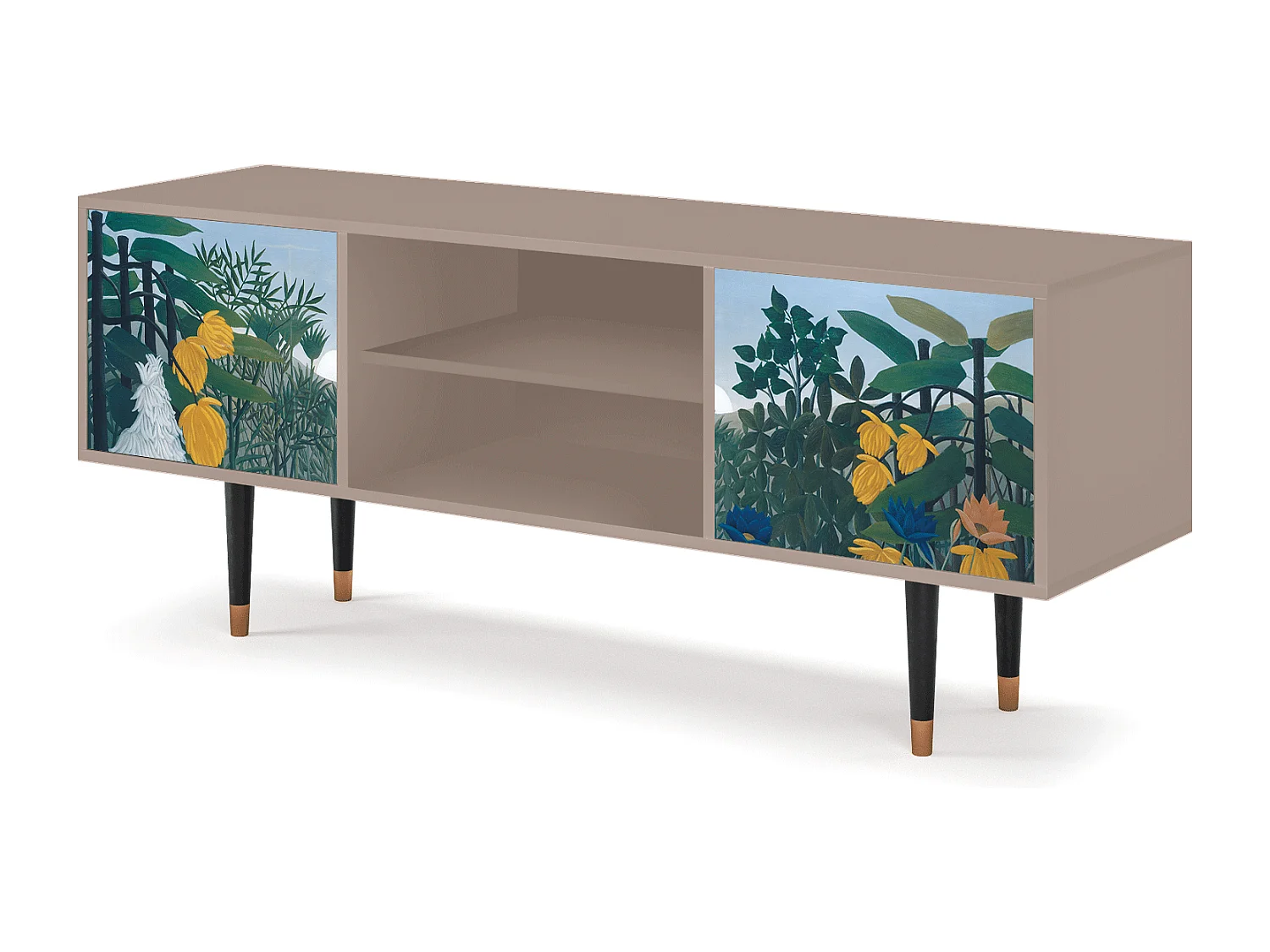 Mobile TV - 170х69х48 cm - T2 - The Repast of the Lion, Latte