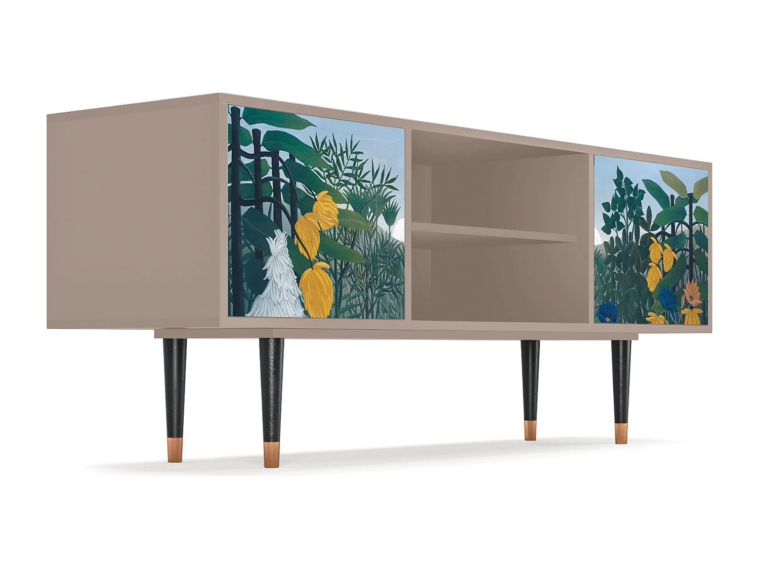 Mobile TV - 170х69х48 cm - T2 - The Repast of the Lion, Latte