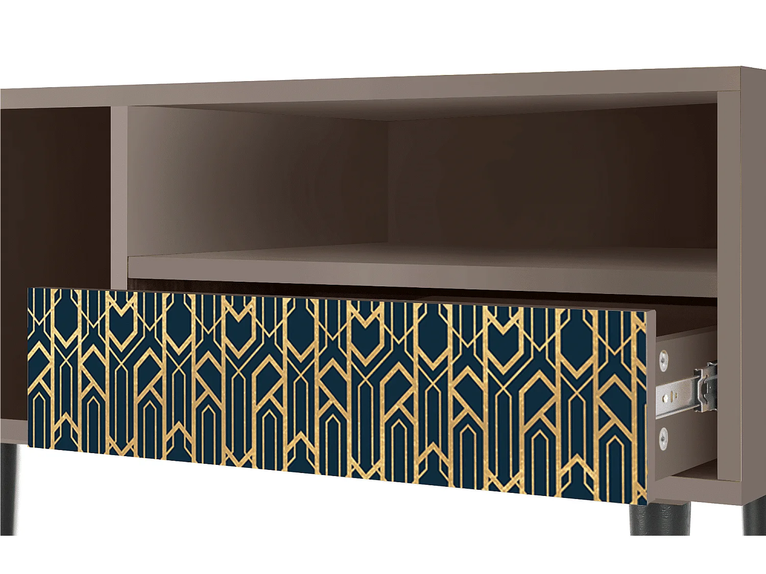 TV-meubel - 115х59х48 cm - T3 - Golden Empire, Latte