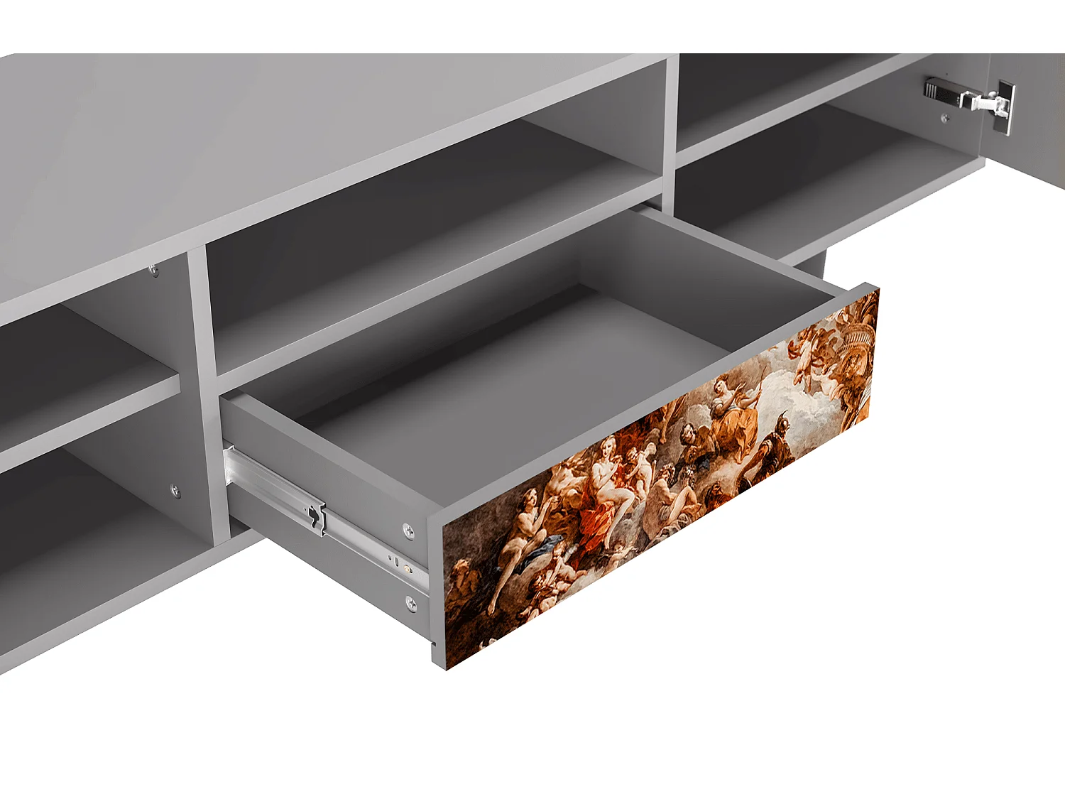 Meuble TV - 170х59х41 cm - T6 - Versailles, Gris