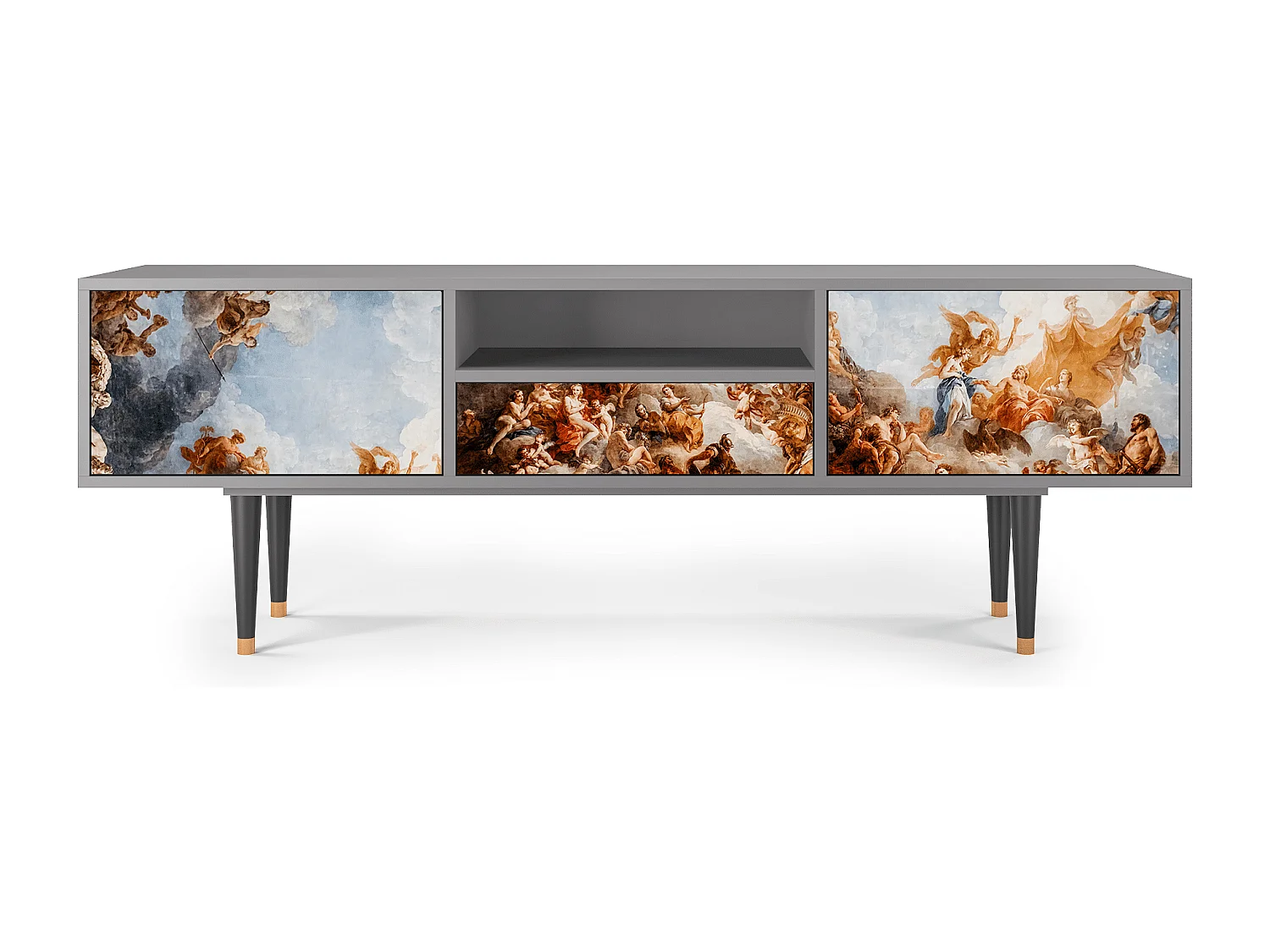 Meuble TV - 170х59х41 cm - T6 - Versailles, Gris