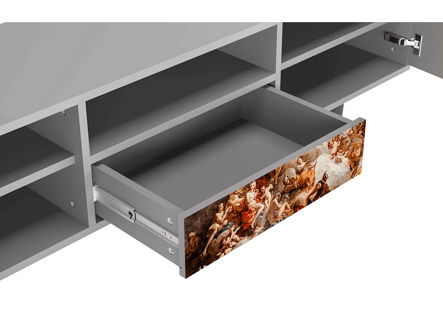 Meuble TV - 170х59х41 cm - T6 - Versailles, Gris