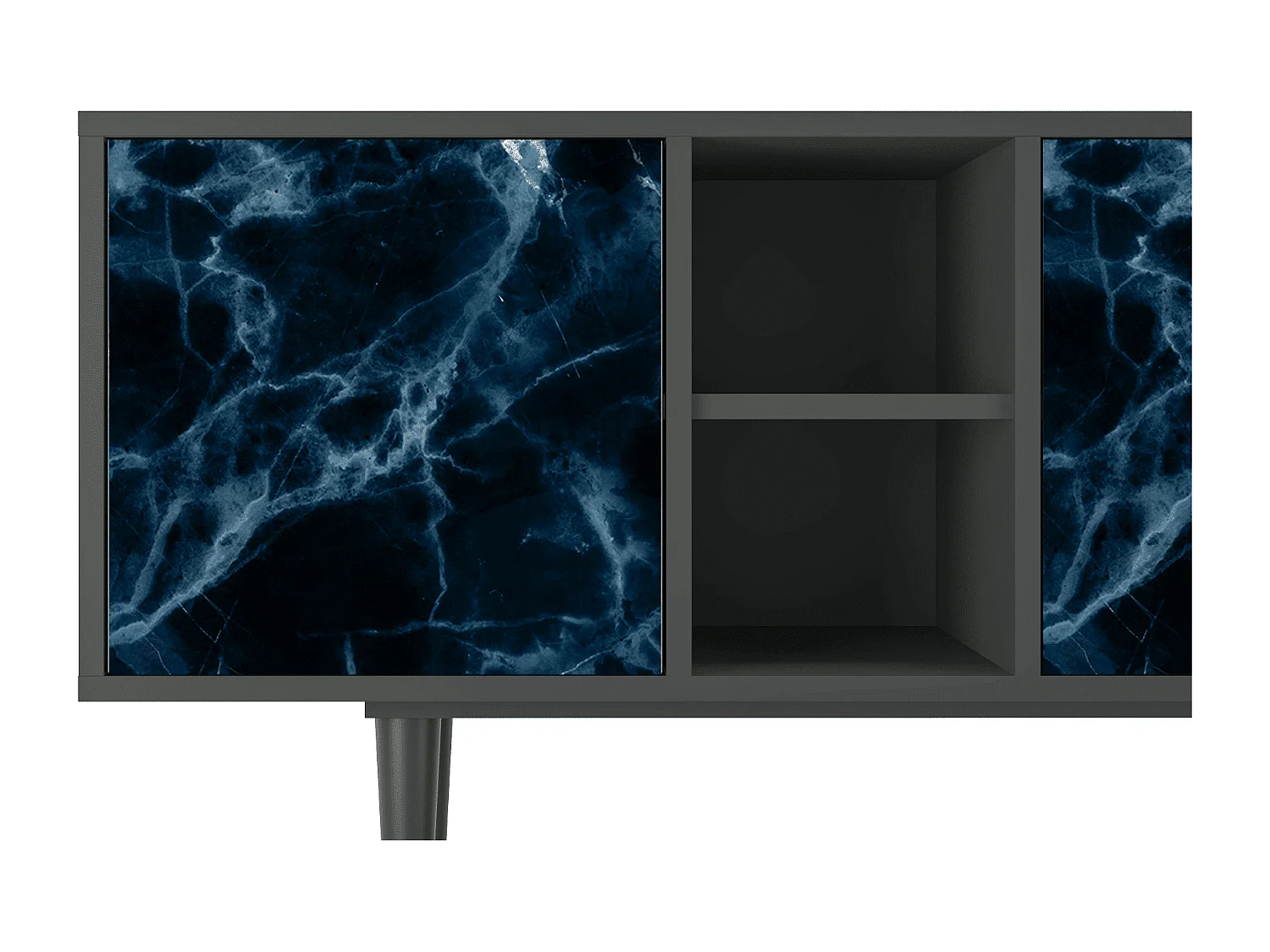 TV-Möbel - 150х69х41 cm - T5 - Deep Ocean, Anthrazit