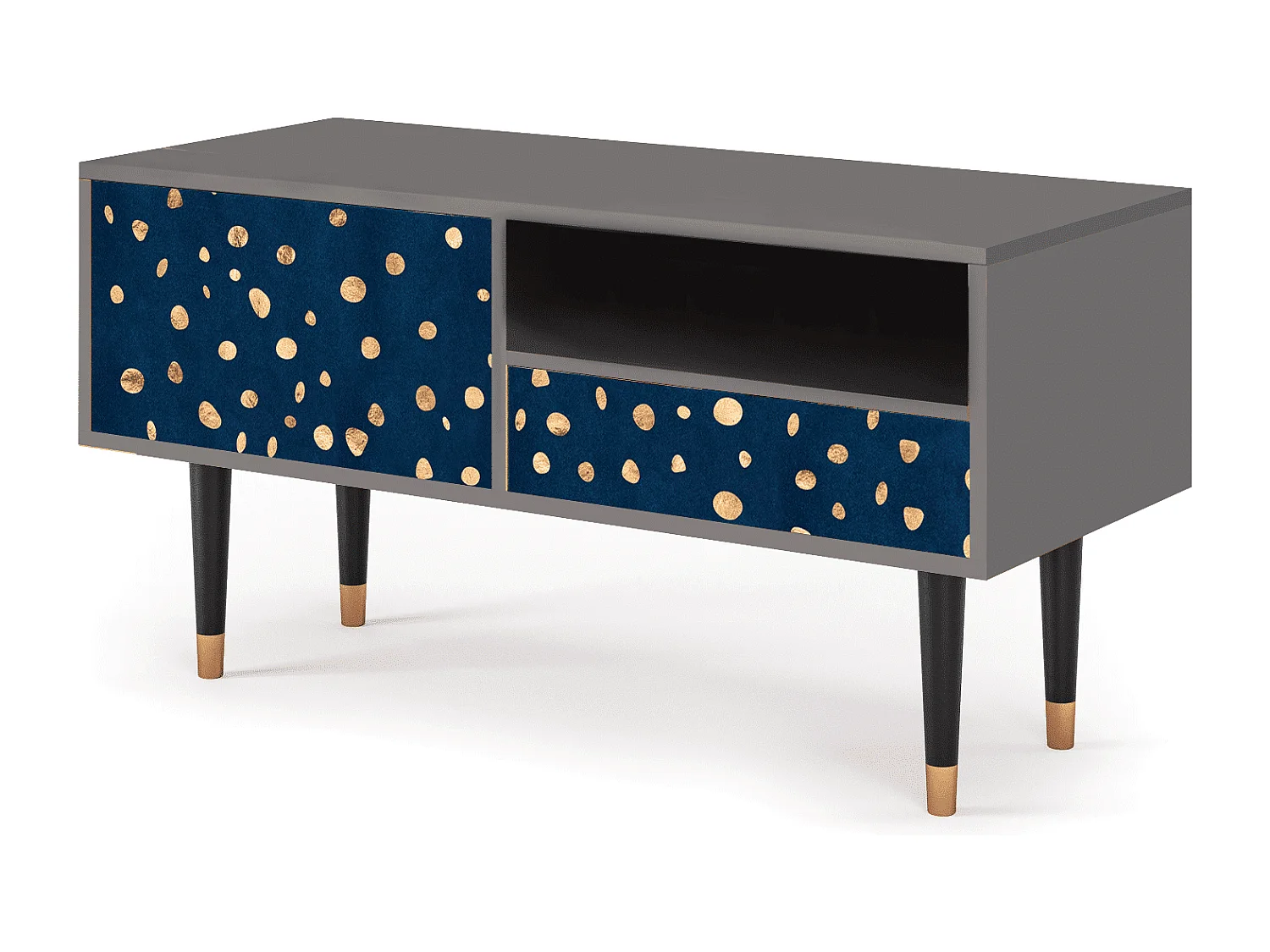 TV-Möbel - 115х59х48 cm - T3 - Night Skies, Grau