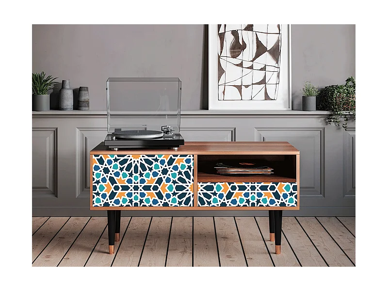 TV-Möbel - 115х59х48 cm - T3 - Kaleidoscope, Walnuss