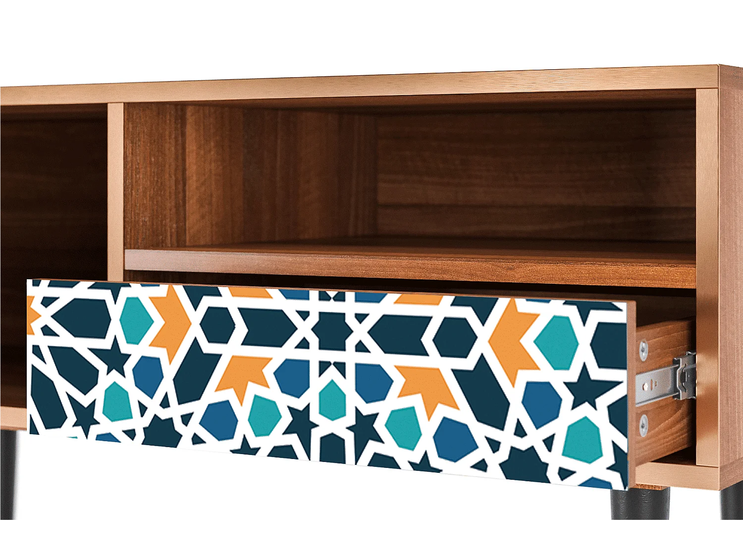 TV-meubel - 115х59х48 cm - T3 - Kaleidoscope, Walnoot