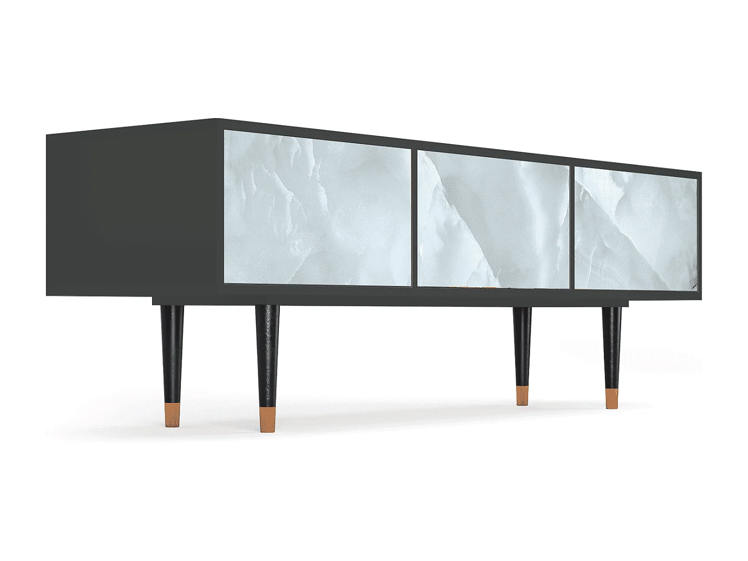 Mueble de TV - 170х59х48 cm - T4 - The Onyx, Antracite