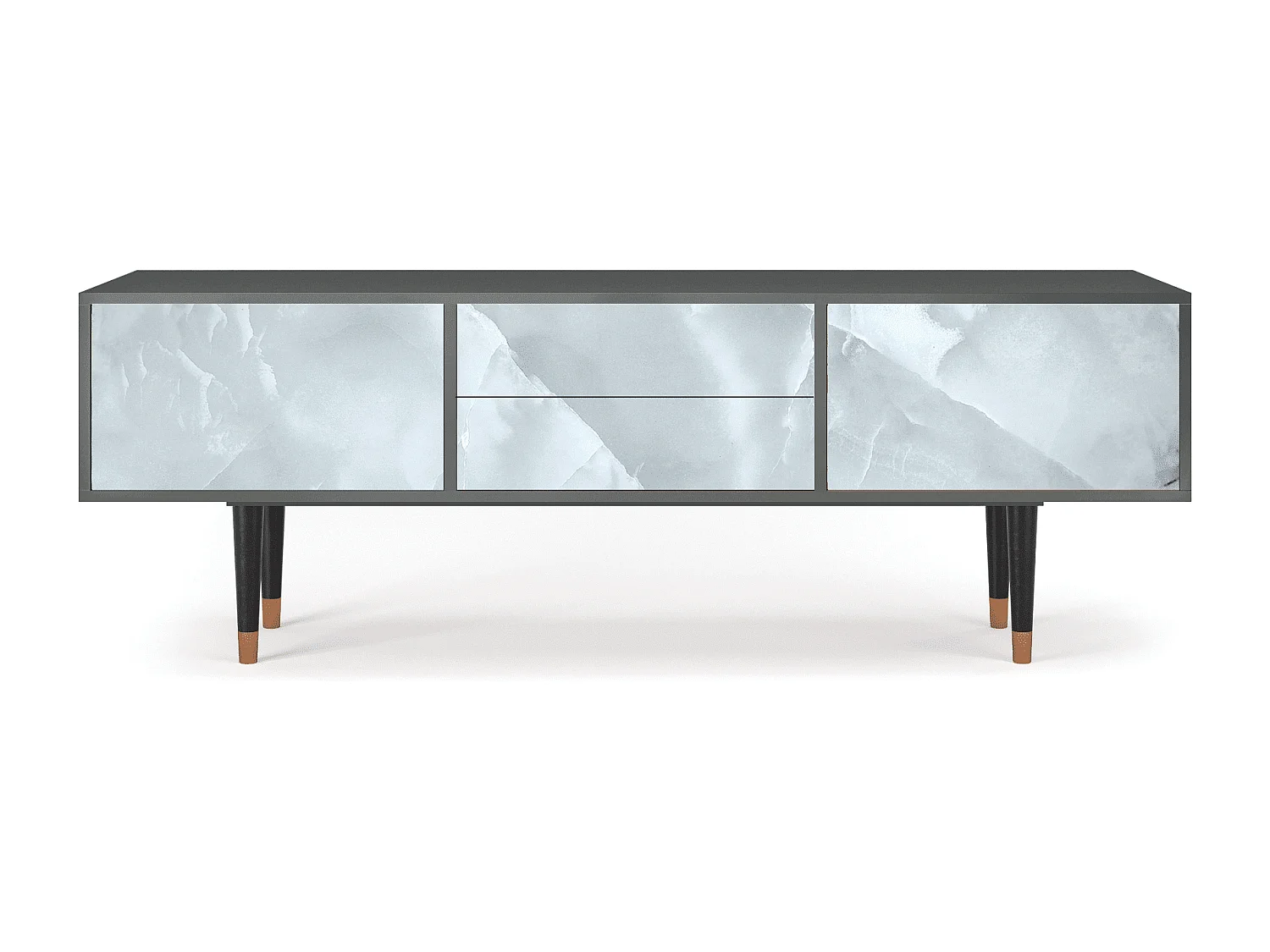 TV-meubel - 170х59х48 cm - T4 - The Onyx, Antraciet