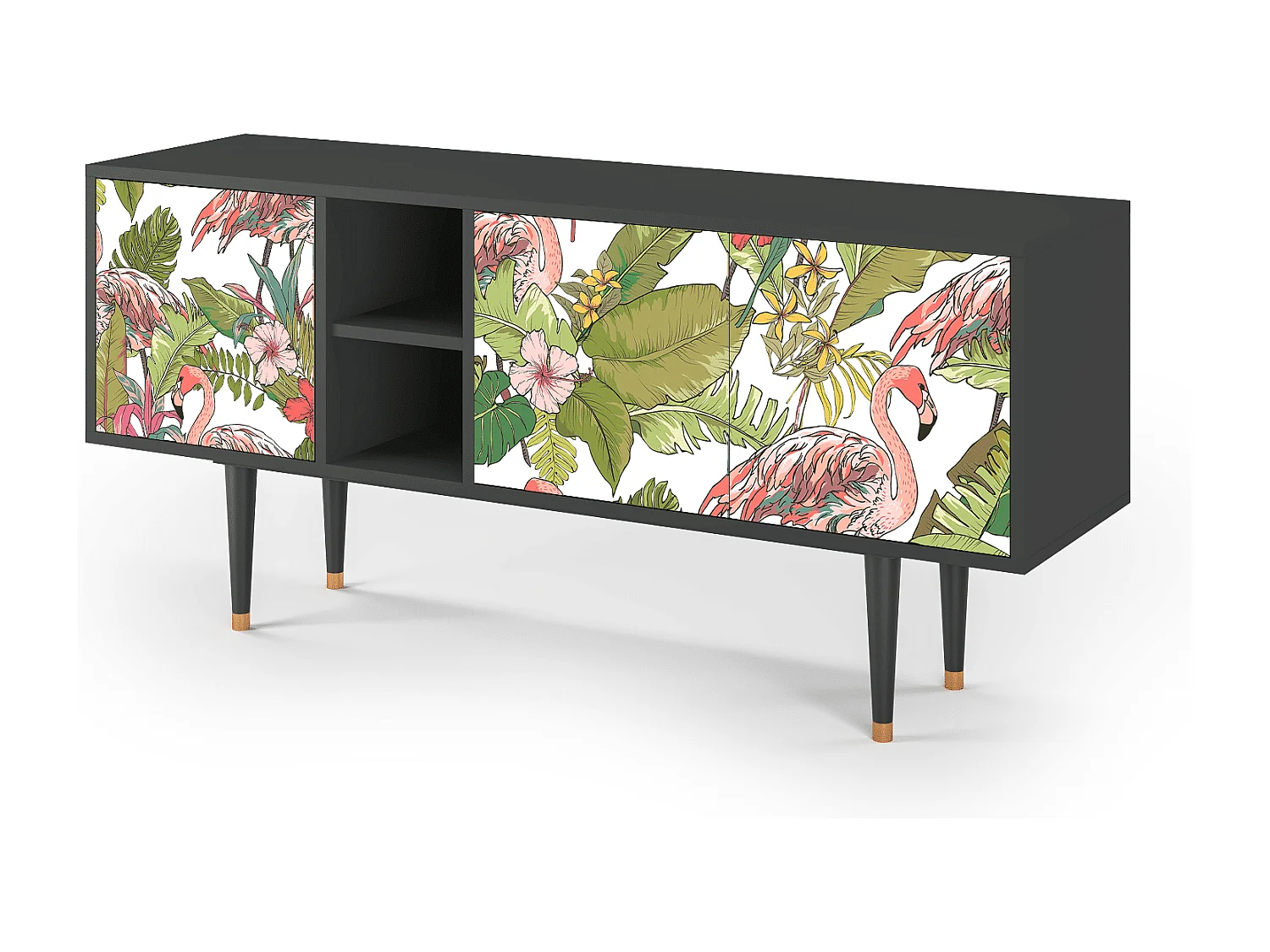 TV-Möbel - 150х69х41 cm - T5 - Sweet Flamingo, Anthrazit