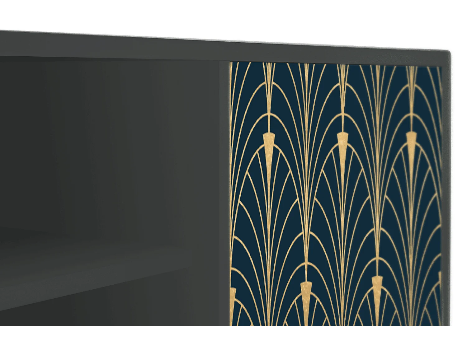 TV-meubel - 170х69х48 cm - T2 - Flower of the Nile, Antraciet