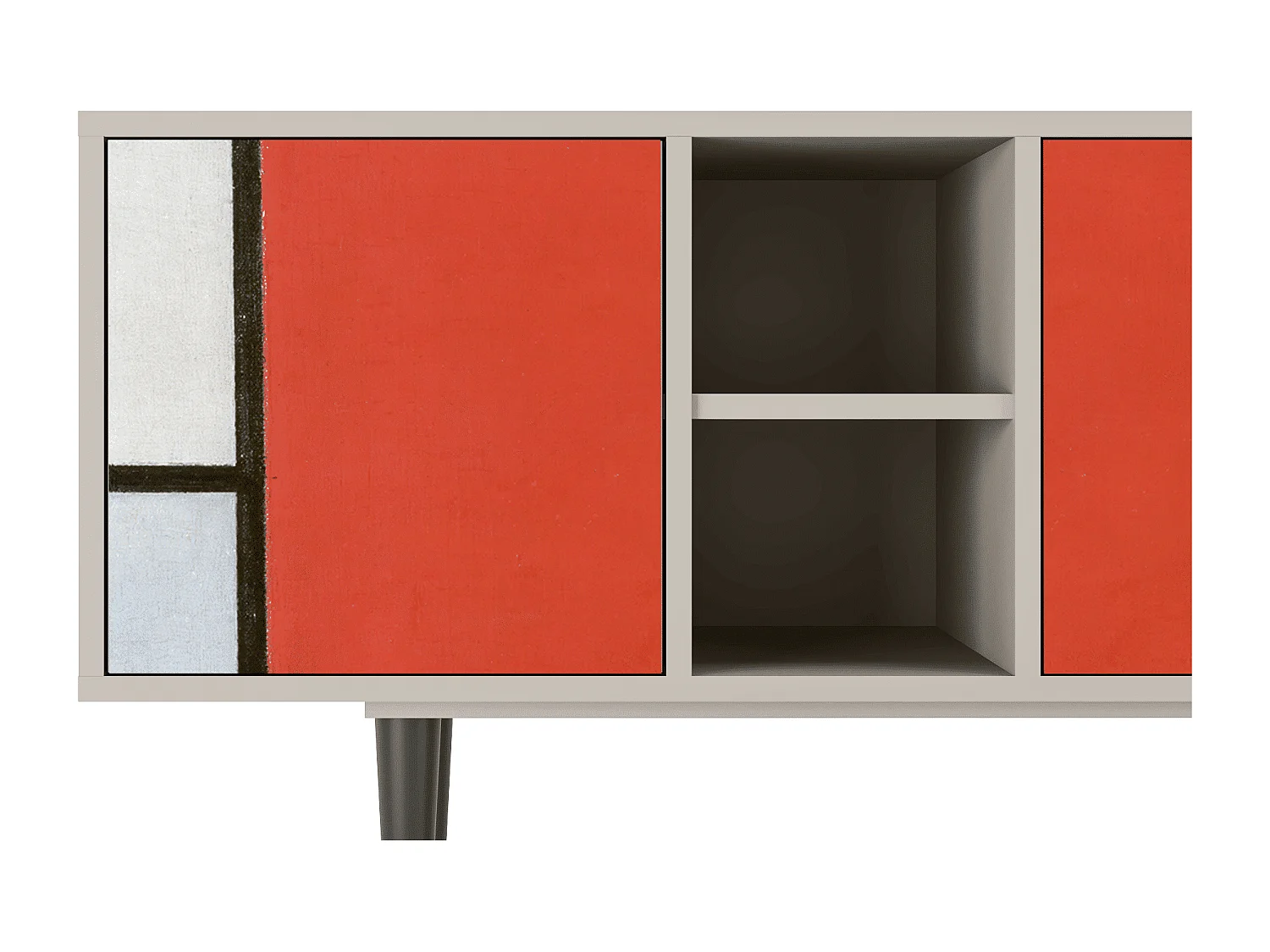 Meuble TV - 150х69х41 cm - T5 - Composition, Sable