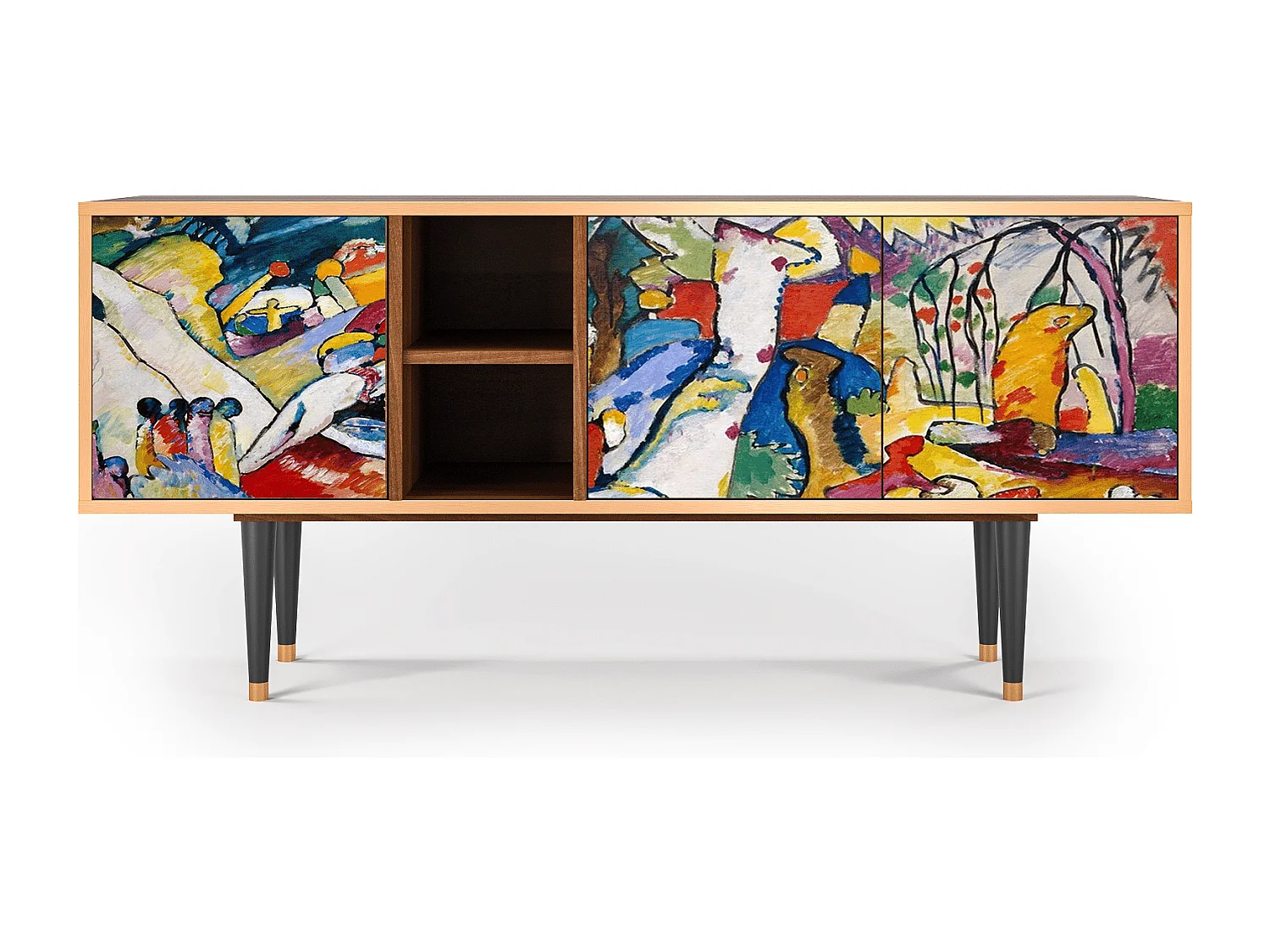 Meuble TV - 150х69х41 cm - T5 - Improvisation 26  , Noyer