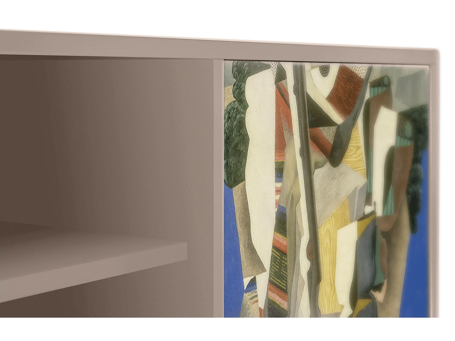 Szafka RTV - 170х69х48 cm - T2 - The Cubist Paintings , Latte