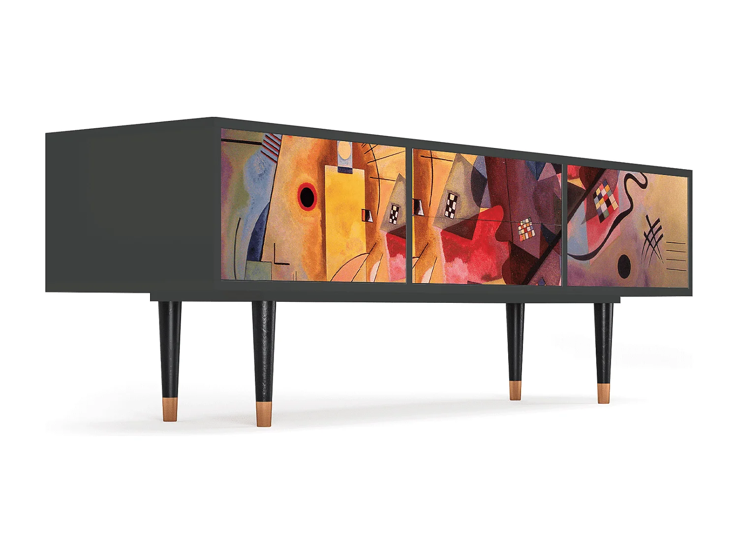 Mueble de TV - 170х59х48 cm - T4 - Modern Art, Antracita