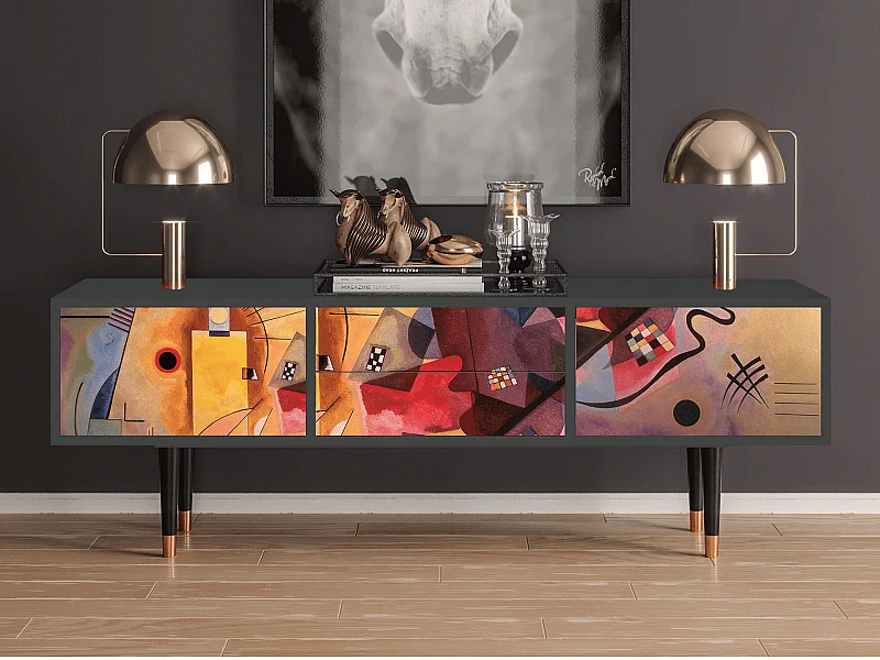 Meuble TV - 170х59х48 cm - T4 - Modern Art, Anthracite