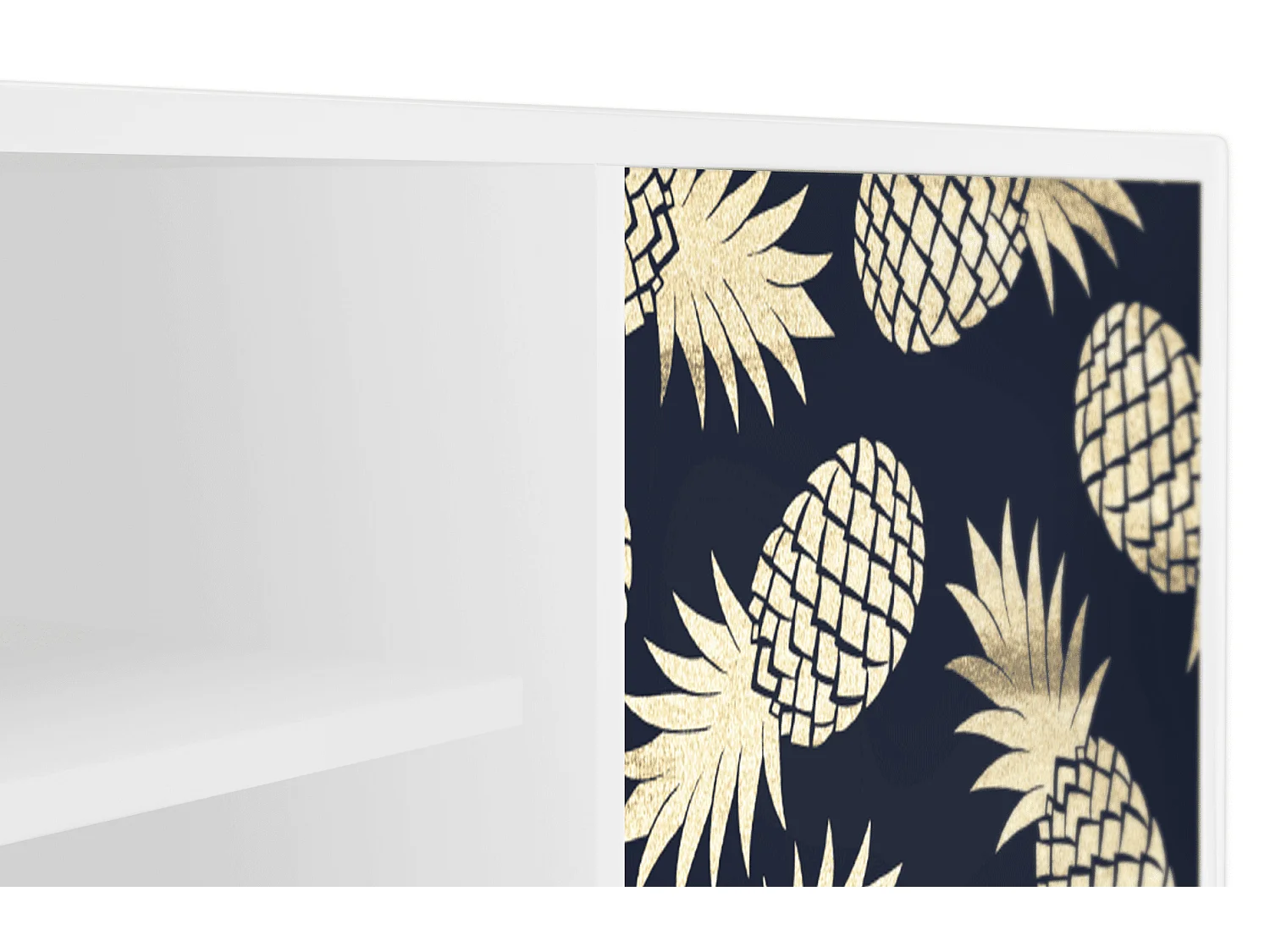 Meuble TV - 170х69х48 cm - T2 - Sunny Pineaple, Blanc