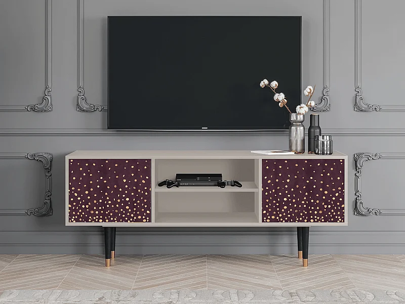 Meuble TV - 170х69х48 cm - T2 - Glowworms, Sable