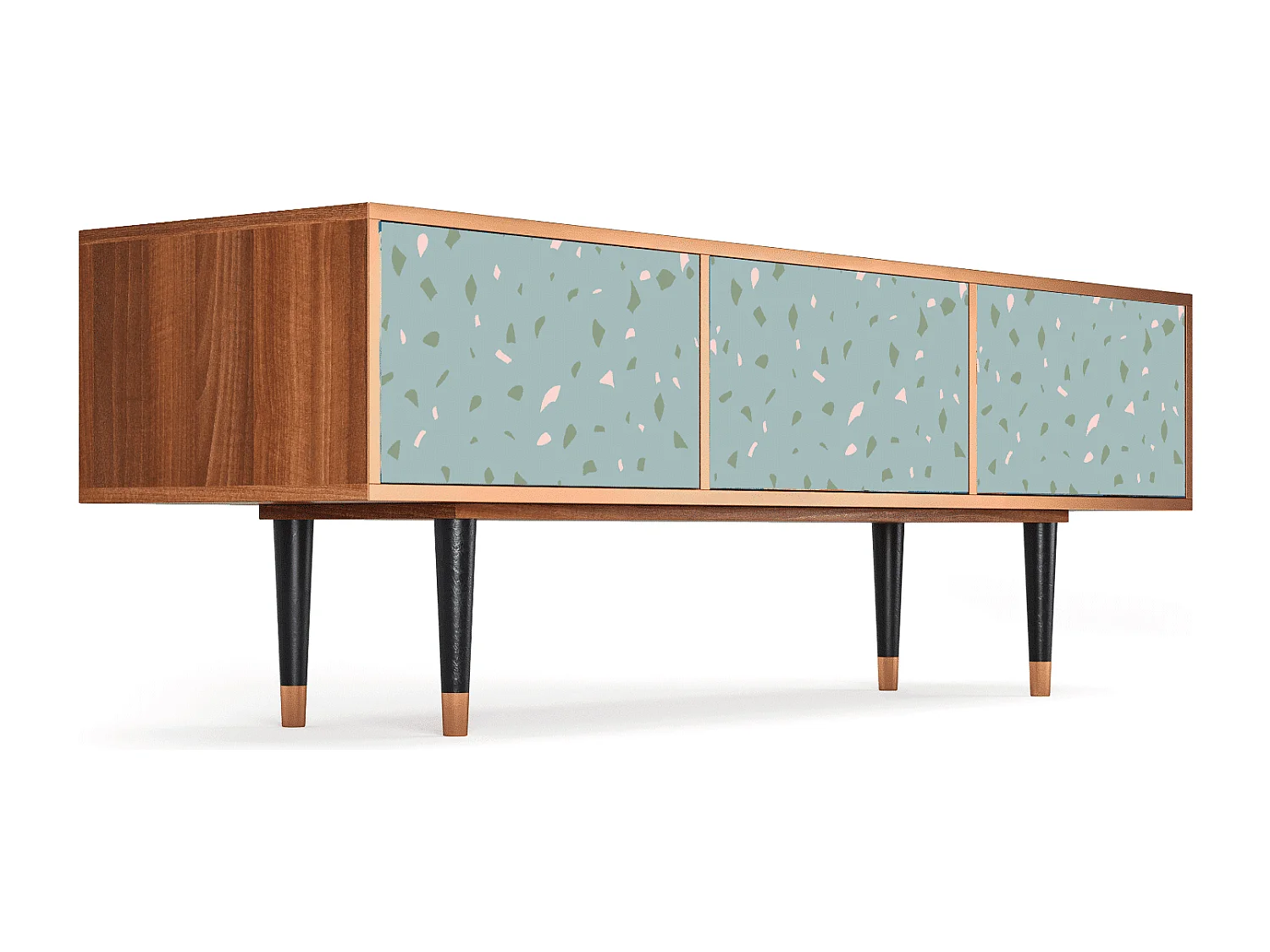 Meuble TV - 170х59х48 cm - T4 - Blue Drops, Noyer