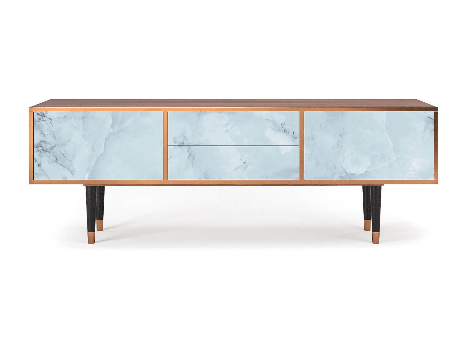 TV-meubel - 170х59х48 cm - T4 - Glacial Colour, Walnoot