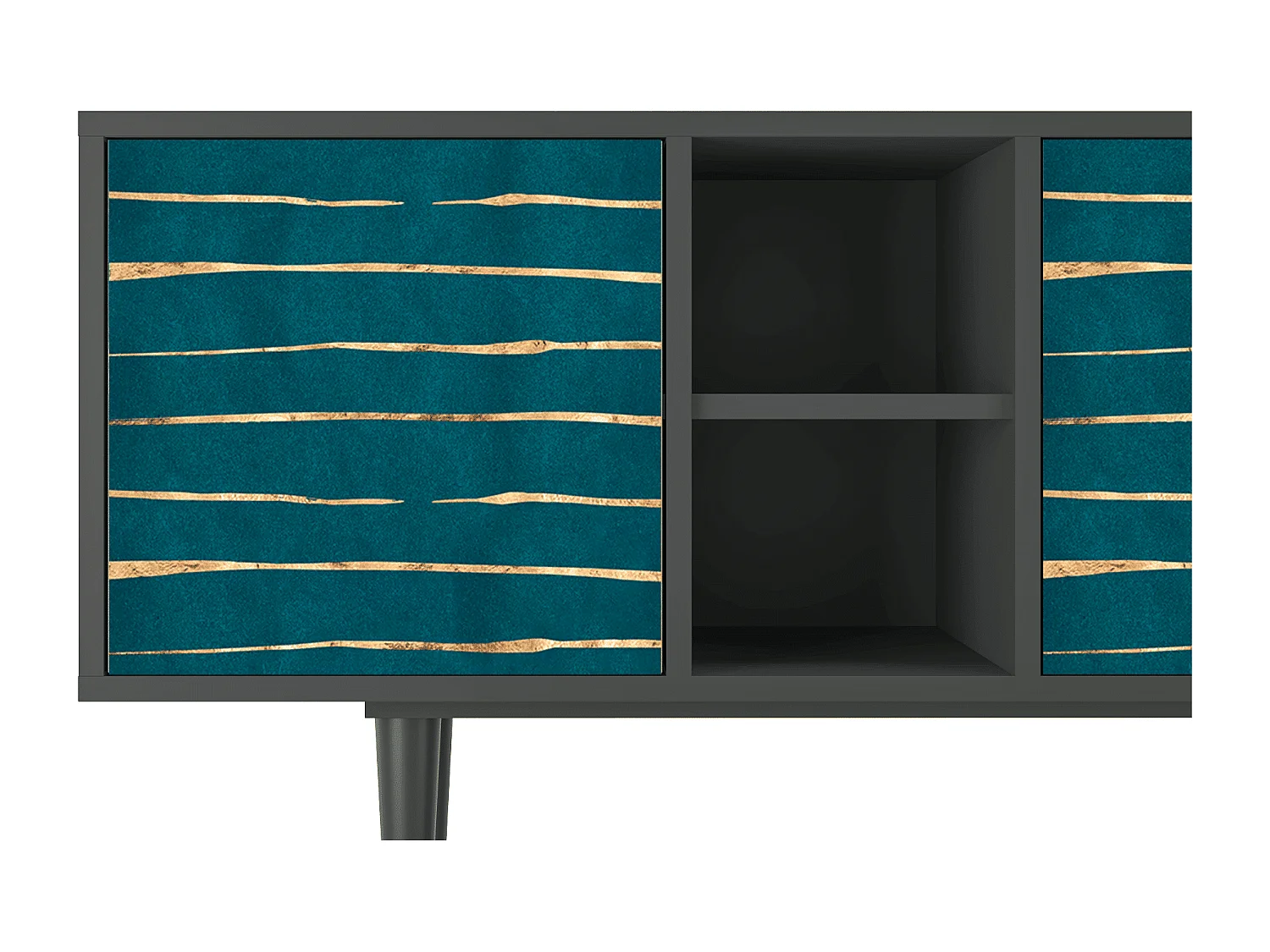 Meuble TV - 150х69х41 cm - T5 - Ocean Drive, Anthracite