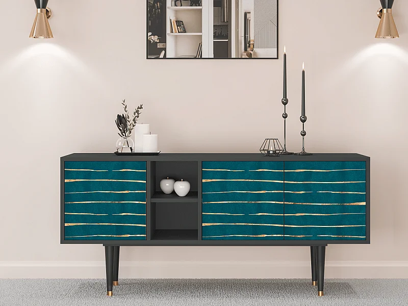 Meuble TV - 150х69х41 cm - T5 - Ocean Drive, Anthracite