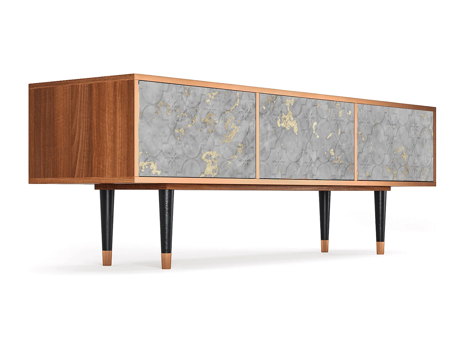 Meuble TV - 170х59х48 cm - T4 - Mariana Trench, Noyer