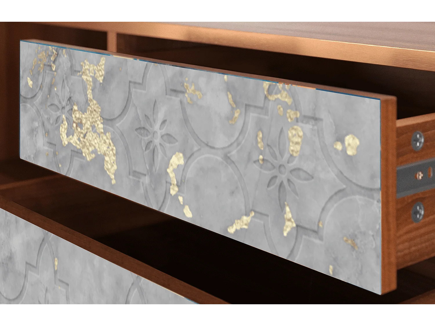 Meuble TV - 170х59х48 cm - T4 - Mariana Trench, Noyer