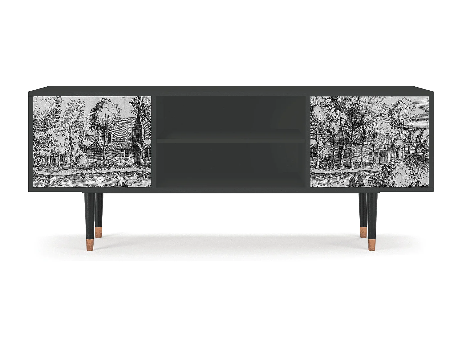 TV-meubel - 170х69х48 cm - T2 - A Pond, Antraciet