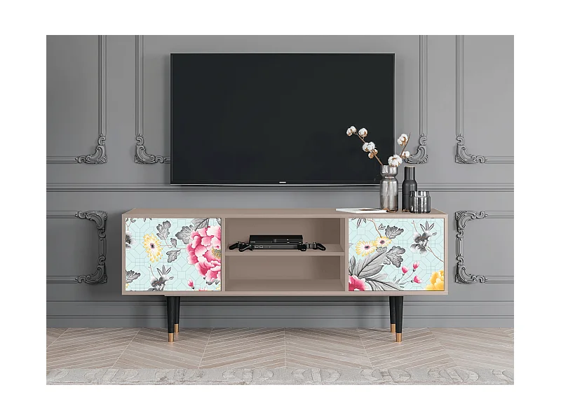 Meuble TV - 170х69х48 cm - T2 - Sky Garden, Latte