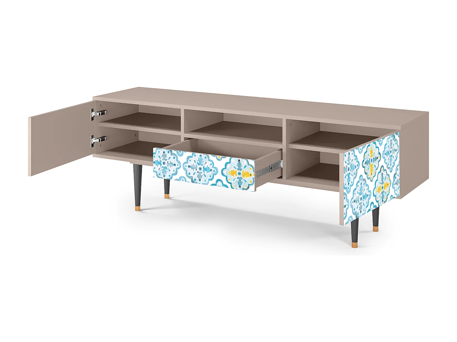 TV-Möbel - 170х59х41 cm - T6 - Portugese tiles, Latte