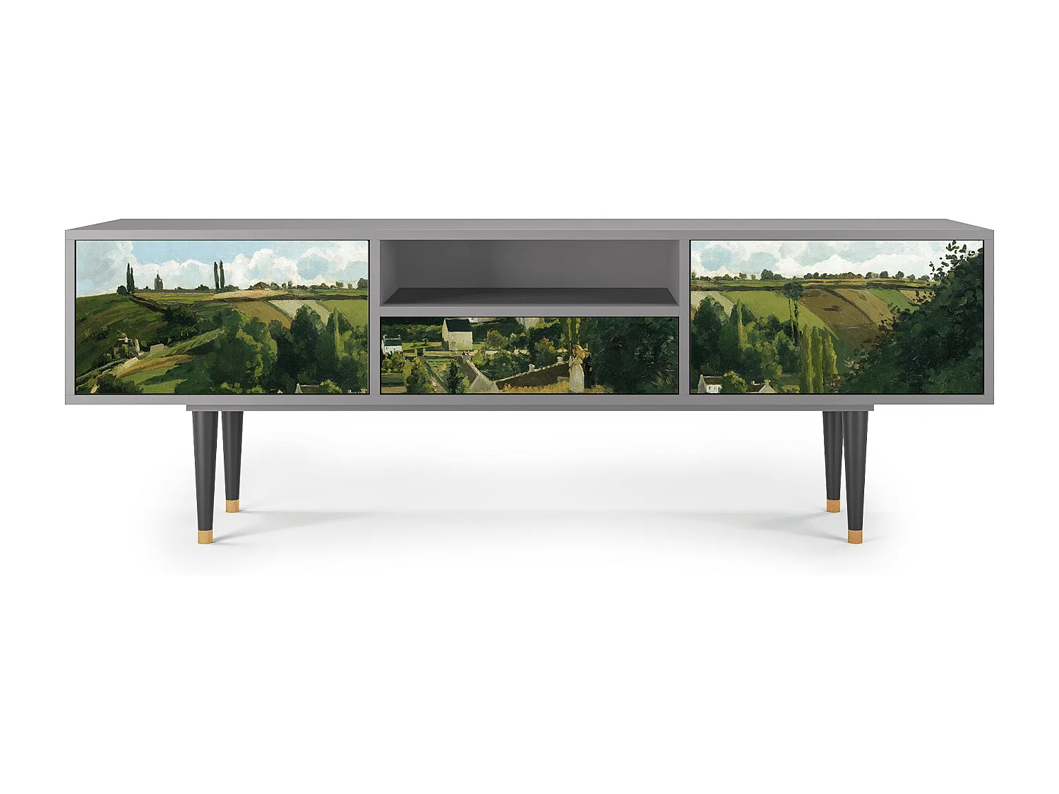 Meuble TV - 170х59х41 cm - T6 - Jalais Hill by Pissarro, Gris